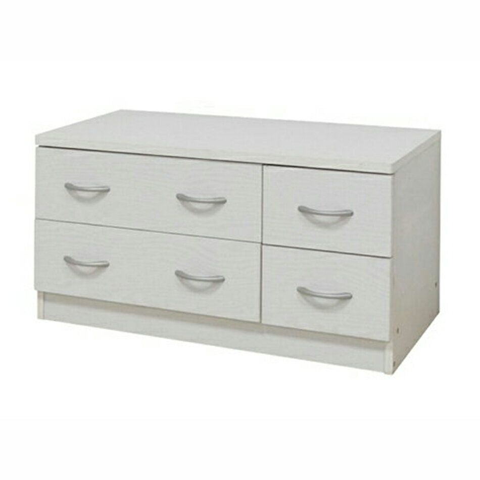 ブルーム ローチェスト ホワイトオーク 34831 クロシオ - 【ローチェスト】【収納】【家具】【リビング..