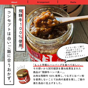 ★メーカー公認販売代理店★ 【6個セット】ご飯にかける飛騨牛ハンバ具ー120g 飛騨牛 飛騨ハム キッチン飛騨 - ハンバーグ ご飯 食品 飛騨牛 キッチン飛騨 TV放送 おすすめ ギフト プレゼント バレンタイン ホワイトデー