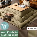 こたつ布団 長方形 おしゃれ 北欧 洗える 厚手 厚掛け こたつ掛け布団 コタツ布団 炬燵 ふかふか レザー調 カジュアル ベージュ ブラウン 厚掛けこたつ布団 ROUGE〔ルージュ〕 長方形 205×245cm