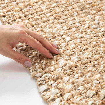 ダルトン DULTON グリッドジュートマット ハンドウェーブ S /ナチュラル×アイボリー ダルトン T19-0067/60IV GRID JUTE MAT HAND WEAVE レディース マット インテリア 生活雑貨 シンプル ナチュラル おしゃれ カジュアル ギフト
