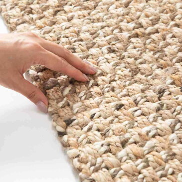 ダルトン DULTON グリッドジュートマット ハンドウェーブ S /ナチュラル×ブラウン ダルトン T19-0067/60BR GRID JUTE MAT HAND WEAVE レディース マット インテリア 生活雑貨 シンプル ナチュラル おしゃれ カジュアル ギフト