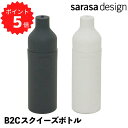 【ポイント5倍】 ビーツゥーシー B2C スクイーズボトル/チャコールグレー サラサドットコム 313219 詰め替えボトル シリコン おしゃれ 詰替 キッチン 風呂 洗剤 洗濯 柔軟剤 グレー 白