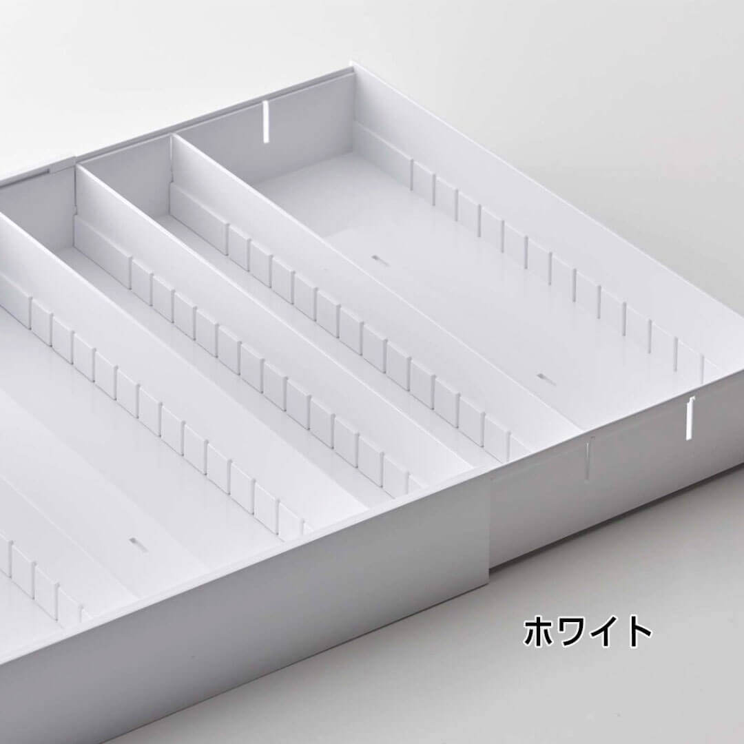 【ポイント5倍】レビュー特典あり タワー tower 立体横伸縮カトラリーケース 山崎実業 5415 新生活 【送料無料】 3