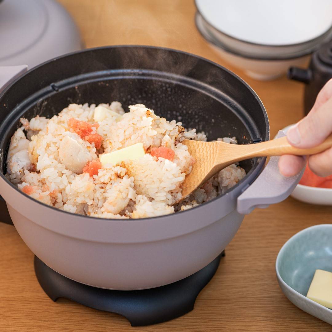 レコルト recolte 電気なべ コポット REP-1-GG 電気鍋 丸洗い可能 2人用 1L 21cm おしゃれ かわいい くすみカラー