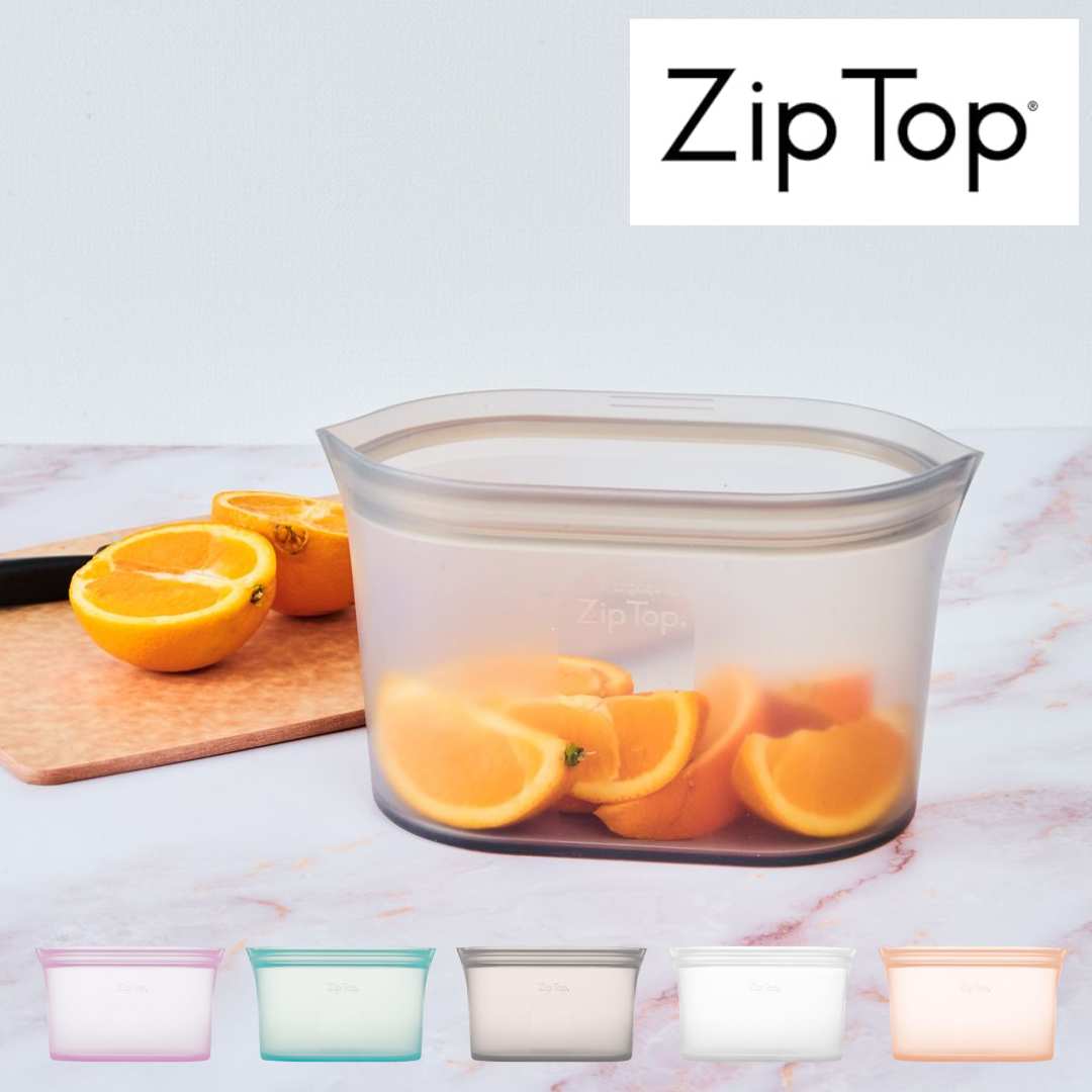 Rakuten - 【ポイント10倍】 ジップトップ Zip Top ディッシュ L 5021325 ジップトップ ZIPTOP 保存容器 電子レンジ 保存袋 シリコンバッグ 作り置き つくおき サステナブル