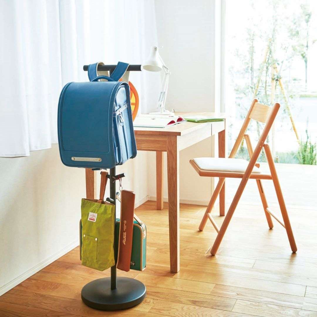 山崎実業 yamazaki ランドセルスタンド ブラック 山崎実業株式会社 3494 ランドセルハンガー ランドセル掛け ラック ハンガー ポール フック 収納...