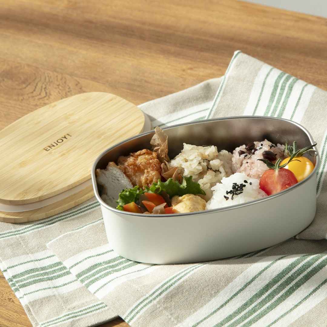 ののじ NONOJI ステンレスランチボックス オーバル 株式会社ワイ・ヨット 5074894 弁当箱 ランチボック..