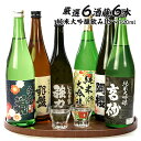 ［クーポン配布中！］厳選6酒蔵の純米大吟醸酒 飲み比べ720ml 6本組セット 【 送料無料 】［常温］【3～4営業日以内に出荷】 【沖縄・離島配送不可】