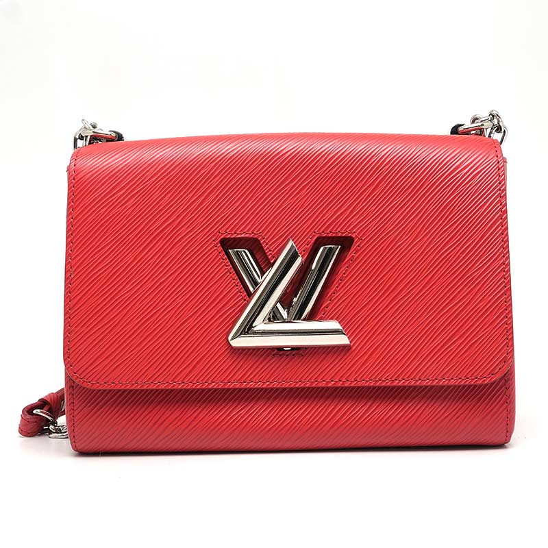 乐天商城 - 【中古】ルイヴィトン Louis Vuitton LV ツイストMM M50523 エピ レッド チェーンショルダーバッグ 【質屋鑑定品】