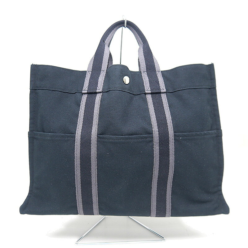 Rakuten - 【中古】エルメス HERMES フールトゥMM トートバッグ ブラック レディース A4サイズ対応【質屋鑑定品】