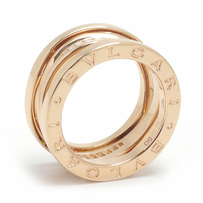 【中古】ブルガリ BVLGARI ビーゼロワン レジェンドリング #50 約10号 750PG・ダイ...