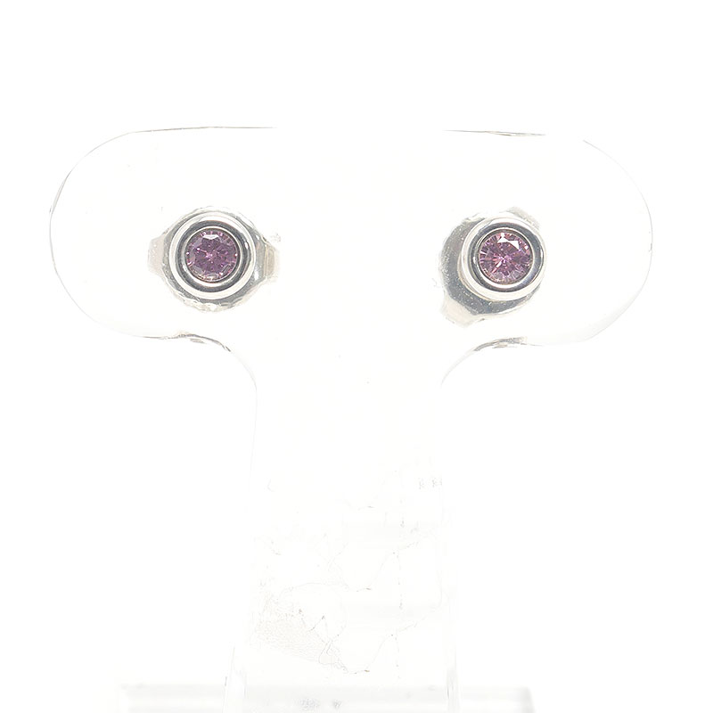 乐天商城 - 【中古】ティファニー Tiffany&Co. バイザヤードピアス SV925 ピンクサファイア エルサペレッティ 【質屋鑑定品】