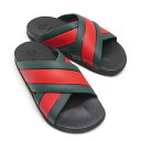 【中古】グッチ GUCCI シェリーライン サンダル 627820 サイズ37 ブラック【質屋鑑定品】