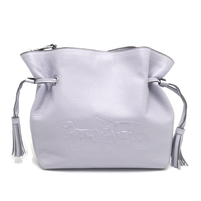 【中古】コーチ COACH アンディ クロスボディバッグ CA213 パープル系 2WAY 斜め掛け【質屋鑑定品】
