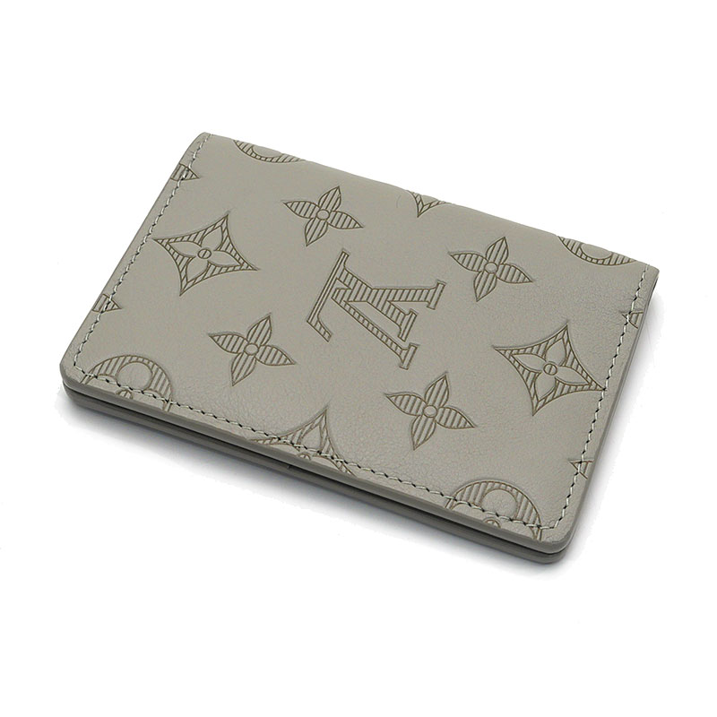 Rakuten - 【中古】ルイヴィトン LOUIS VUITTON LV カードケース オーガナイザー・ドゥ ポッシュ モノグラムシャドウ M81382【質屋鑑定品】