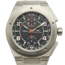 【中古】IWC インヂュニア クロノグラフ IW372503 メンズ オートマ チタン 黒文字盤【質屋鑑定品】