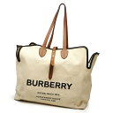 【中古】バーバリー BURBERRY ロゴトートバッグ キャンバス 8031319 大判 A4サイズ対応【質屋鑑定品】
