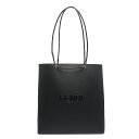 【中古】フェンディ FENDI ショッピングバッグ ミディアム 7VA513 レザー ブラック 黒 トートバッグ A4サイズ対応【質屋鑑定品】