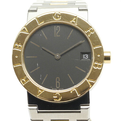 【中古】ブルガリ BVLGARI ブルガリブルガリ BB30SG ボーイズ クオーツ コンビ 黒文字盤【質屋鑑定品】 【中古】ブルガリ BVLGARI ブルガリブルガリ BB30SG ボーイズ クオーツ コンビ 黒文字盤【質屋鑑定品】