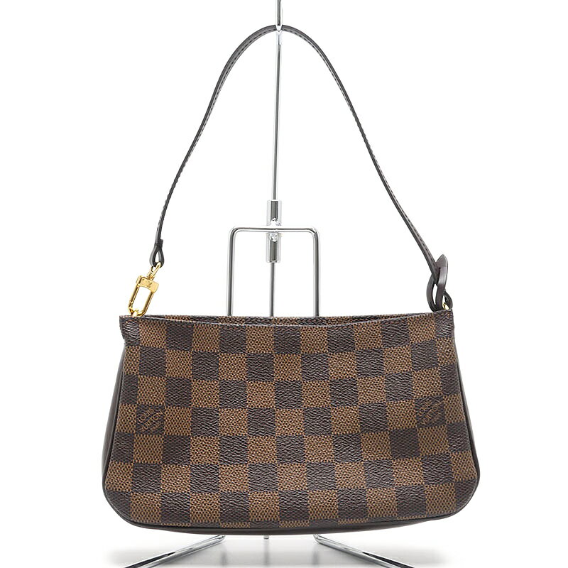 Rakuten - 【中古】ルイヴィトン Louis Vuitton LV ナヴォナ アクセサリーポーチ N51983 ダミエ ハンドバッグ【質屋鑑定品】