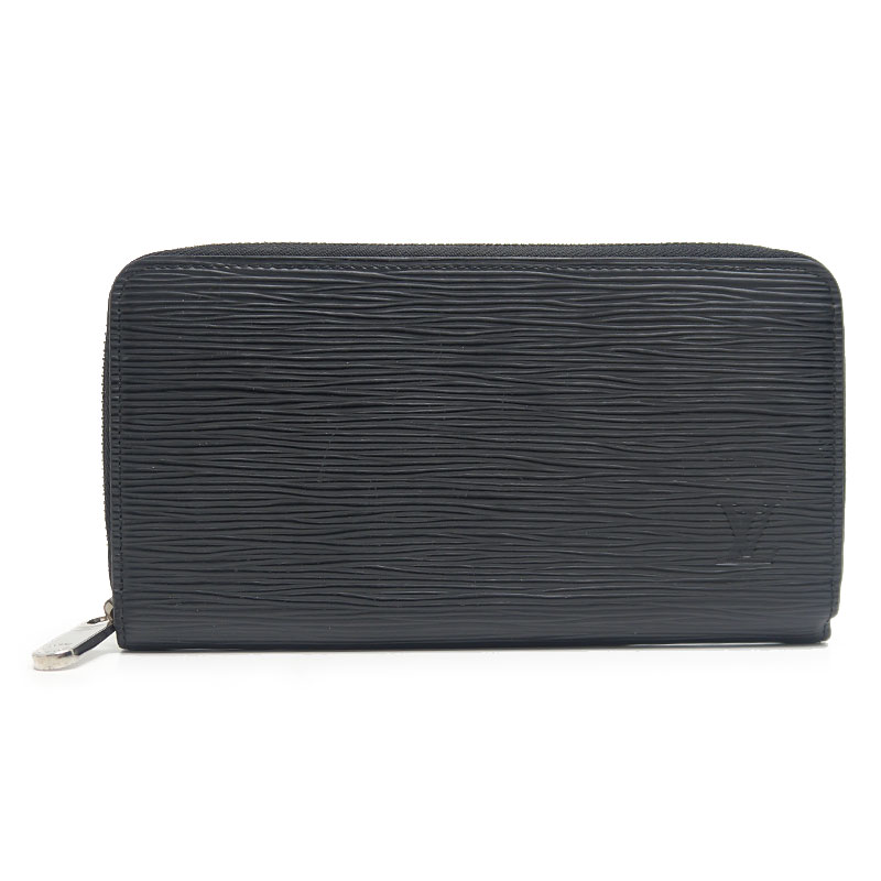 乐天商城 - 【中古】ルイヴィトン Louis Vuitton LV ジッピーウォレット M61857 エピ ブラック ラウンドジップ長財布【質屋鑑定品】