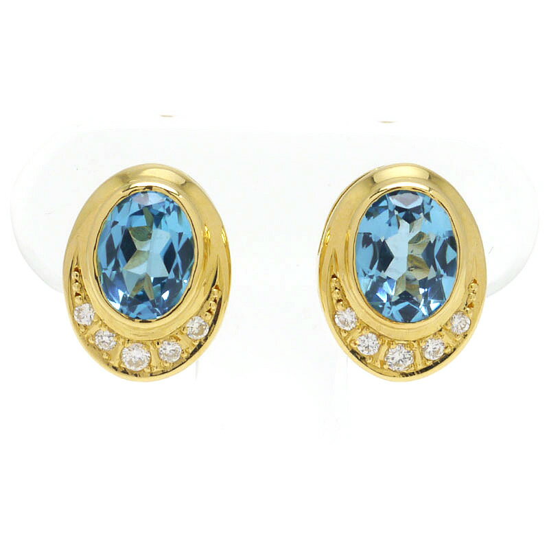 【中古】 ブルートパーズダイヤモン...