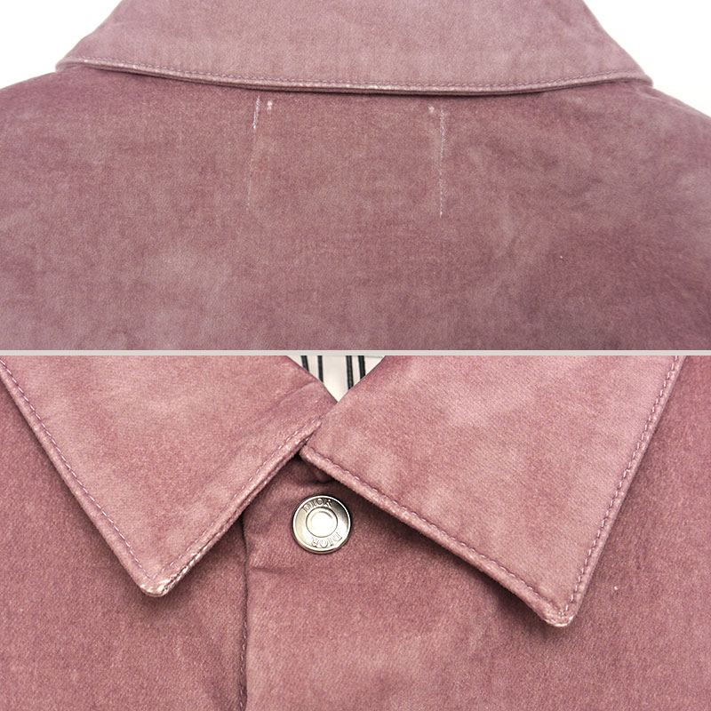 【中古】ディオール DIOR カクタスジャック オーバーサイズシャツジャケット 46 パープル系【質屋鑑定品】