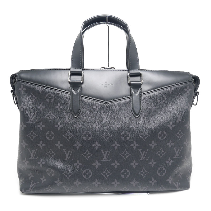 【中古】ルイヴィトン Louis Vuitton LV ブリーフケース・エクスプローラー M40566 モノグラムエクリプス ビジネスバッグ【質屋鑑定品】
