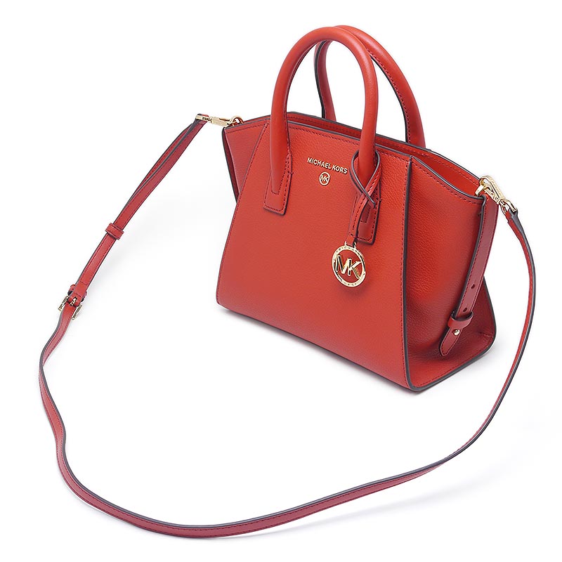 【中古】 マイケルコース MICHAEL KORS 30H1G4VS5L ハンドバッグ レッド 2WAY ショルダーバッグ 【質屋鑑定品】