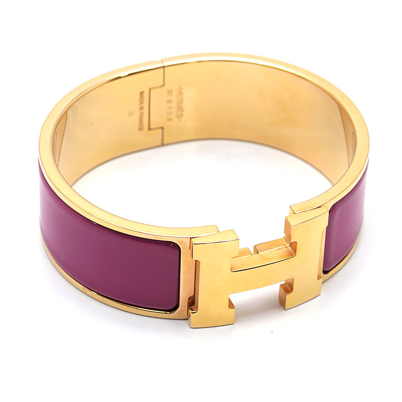 乐天商城 - 【中古】エルメス HERMES クリック・クラックH ブレスレット バングル ゴールド レディース【質屋鑑定品】