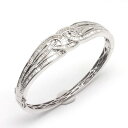【中古】ダイヤモンドバングル K18WG・テーパーダイヤ2.07ct ホワイトゴールド【質屋鑑定品】(4)