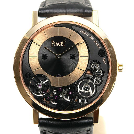 【中古】ピアジェ PIAGET アルティプラノ G0A41011 メンズ 手巻き 750PG ※社外ベルト 【質屋鑑定品】 【中古】ピアジェ PIAGET アルティプラノ G0A41011 メンズ 手巻き 750PG ※社外ベルト 【質屋鑑定品】