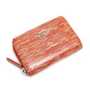 【中古】シャネル CHANEL コインケース ボーダー 小銭入れ レッド系【質屋鑑定品】