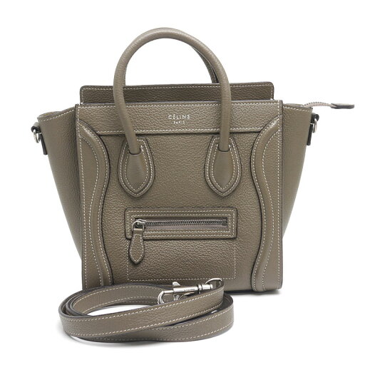【中古】セリーヌ CELINE ラゲージ ナノショッパー 2way ハンド ショルダー バッグ レディース【質屋鑑定品】 【中古】セリーヌ CELINE ラゲージ ナノショッパー 2way ハンド ショルダー バッグ レディース【質屋鑑定品】