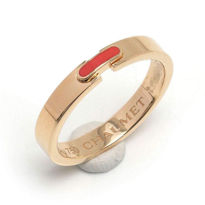 Rakuten - 【中古】ショーメ CHAUMET リアンリング #49 750PG レッドラッカー【質屋鑑定品】