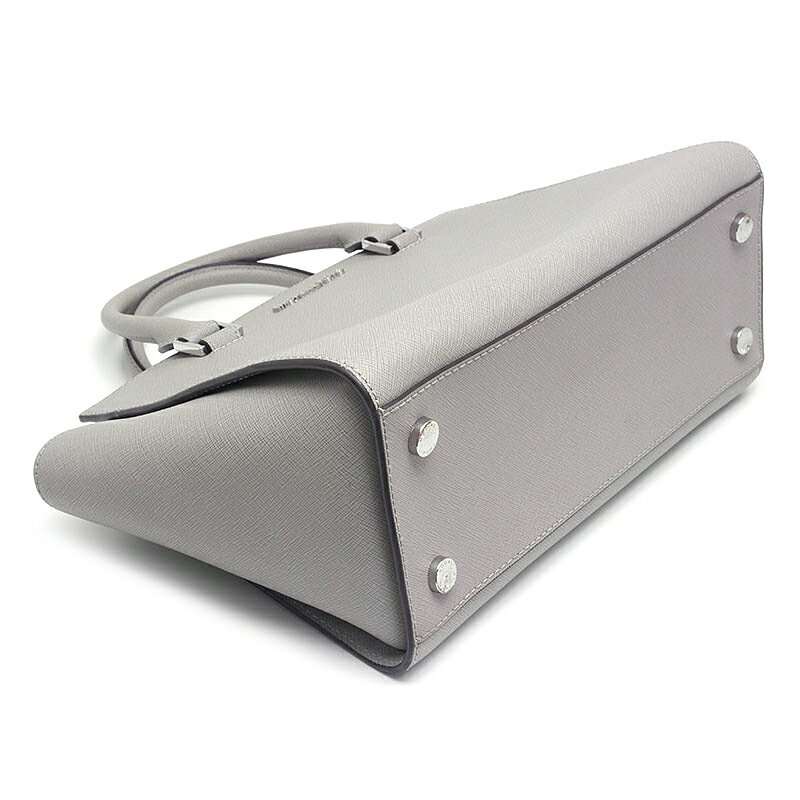 【中古】マイケルコース MICHAEL KORS 35H8SLMS2L ハンドバッグ 2WAY ショルダーバッグ レザー グレー【質屋鑑定品】