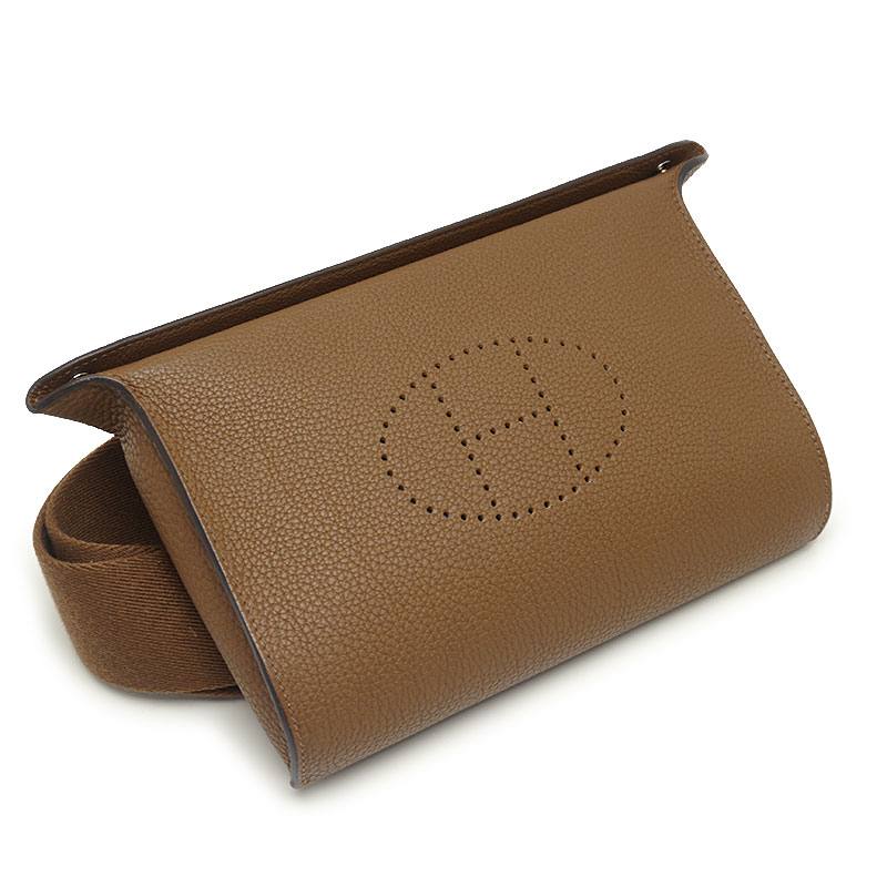 乐天商城 - 【中古】エルメス HERMES ヴィドポッシュ ショルダーバッグ ブラウン W刻印 2024年【質屋鑑定品】