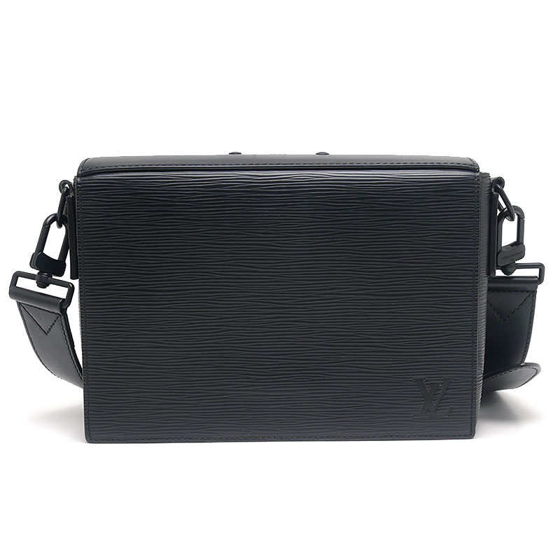 【中古】ルイヴィトン Louis Vuitton LV ニューフラップ メッセンジャー M58492 エピ ショルダーバッグ 【質屋鑑定品】(4.0)