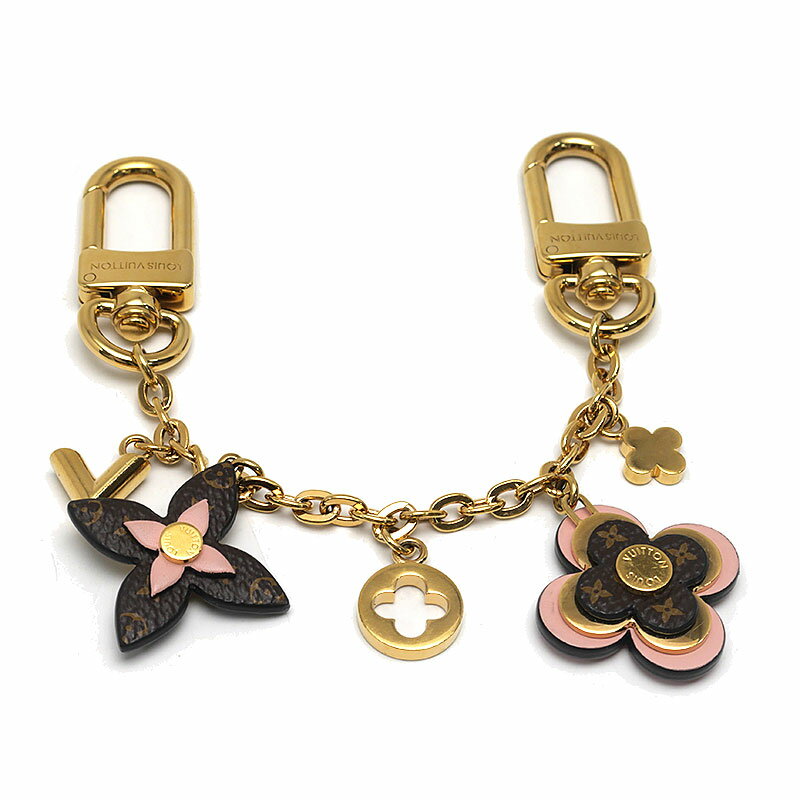 乐天商城 - 【中古】ルイヴィトン Louis Vuitton LV バッグチャーム チェーン・ブルーミング フラワー M01414 モノグラム【質屋鑑定品】