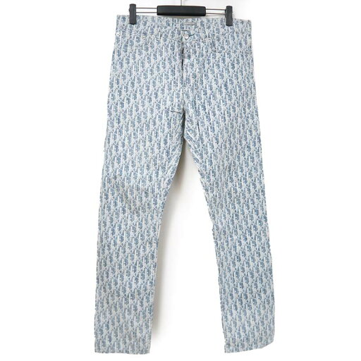 【中古】ディオール Dior コットンパンツ オブリーク サイズ30 ブルー【質屋鑑定品】 【中古】ディオール Dior コットンパンツ オブリーク サイズ30 ブルー【質屋鑑定品】