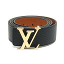 【中古】ルイヴィトン Louis Vuitton LV サンチュール M9151 ベルト リバーシブル レザー【質屋鑑定品】