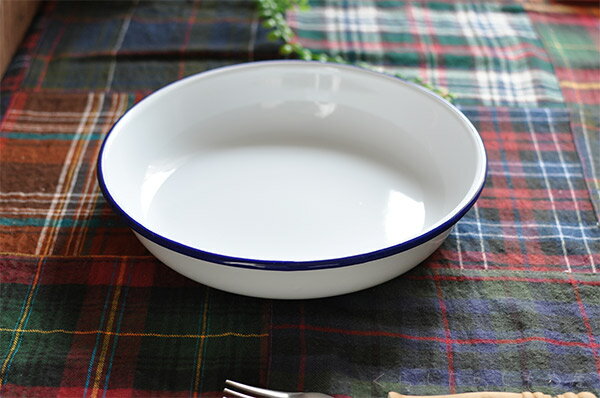 琺瑯 ホーロー パスタプレート Lサイズ（ブルー・レッド・グレー）/パスタ皿通販格安セール情報　楽天　通販