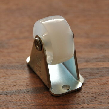 ナイロンキャスター 固定車 車輪径25mm 1個【メール便発送可】(当店木箱同時購入で取付ネジプレゼント)