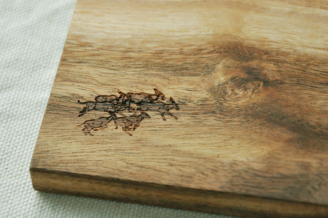 アカシア タイルコースター 1枚/木製 ミニプレート 北欧キッチン雑貨 小皿【メール便発送可】