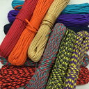 ◆パラコード550／30m◆全120カラー／カラー(141)〜(160)◆Paracord 550 7Strand 4mm◆