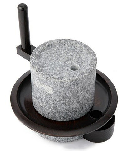 【AJI PROJECT】石臼 抹茶臼 AJI PROJECT 香川県 アート インテリア 雑貨【庵治石】