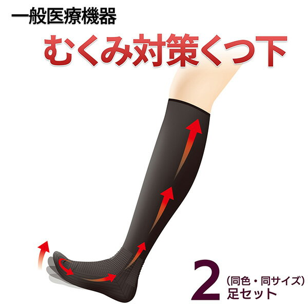 2足組送料無料医療用むくみ対策靴下...