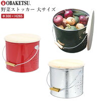 OBAKETSU 野菜ストッカー 大 日本製‐ヒノキ蓋 ふた付き フタ付き 野菜保存 消臭 防...