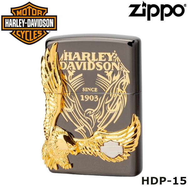 オリジナル zippo 日本限定 正規品 ZIPPO HARLEY-DAVIDSON HDP-15 ダブルメタル ジッポーライター ジッポー ジッポライター ジッポ Zippo ハーレー ダビッドソン ハーレー オイルライター 白頭鷲