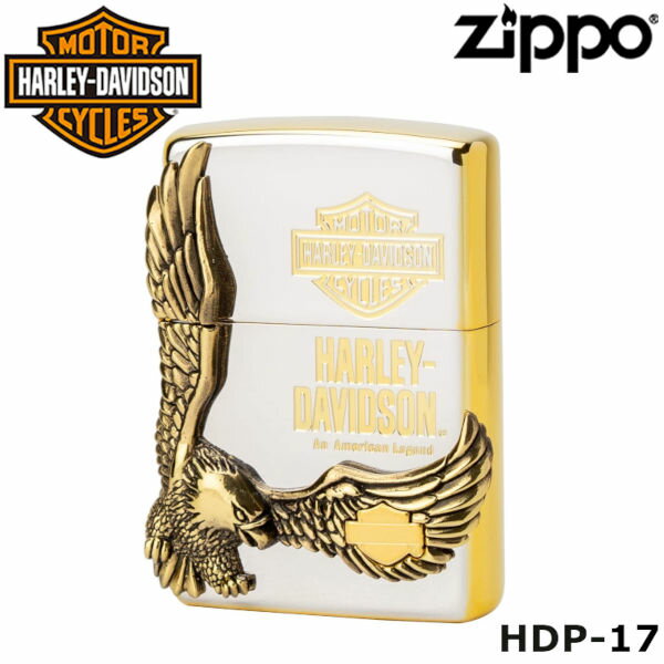 オリジナル zippo 日本限定 正規品 ZIPPO HARLEY-DAVIDSON HDP-17 ダブルメタル ジッポーライター ジッポー ジッポライター ジッポ Zippo ハーレー ダビッドソン ハーレー オイルライター 白頭鷲